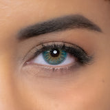 Lentilles de Couleur Bleues - Contour Blue - 1 an