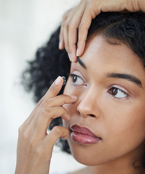 lentilles de couleur