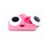 Étui de Transport pour Lentilles Oiseau Rose