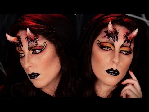 vidéo maquillage halloween diable
