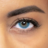Lentilles de Couleur Bleu Azur - Soft Sea - 3 mois