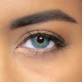 Lentilles de Couleur Bleue - Topaze Blue - 3 mois