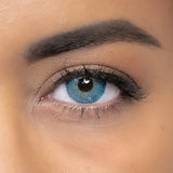 Lentilles de Couleur Bleue - Ice Blue - 1 an