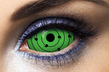 Lentilles Boruto Sclera 22 mm - Sharingan Green - 1 an