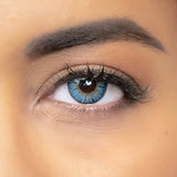 Lentilles de Couleur Bleue - London Sky - 1 an