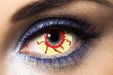 Lentilles Jaunes Mini Sclera 17 mm - Skull - 1 an