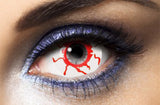 Lentilles Blanches Mini Sclera 17 mm - Skull White - 1 an