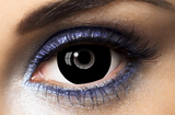 Lentilles Noires Mini Sclera 17 mm - Jason Voorhees - 1 an