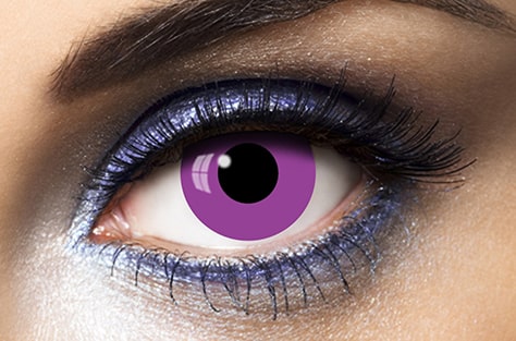 lentilles fantaisie violette fashion lentilles