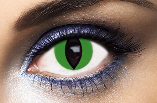 lentilles yeux de chat green cat fashion lentilles